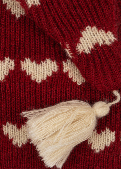 Konges Sløjd Laula Christmas Hat in Heart back view