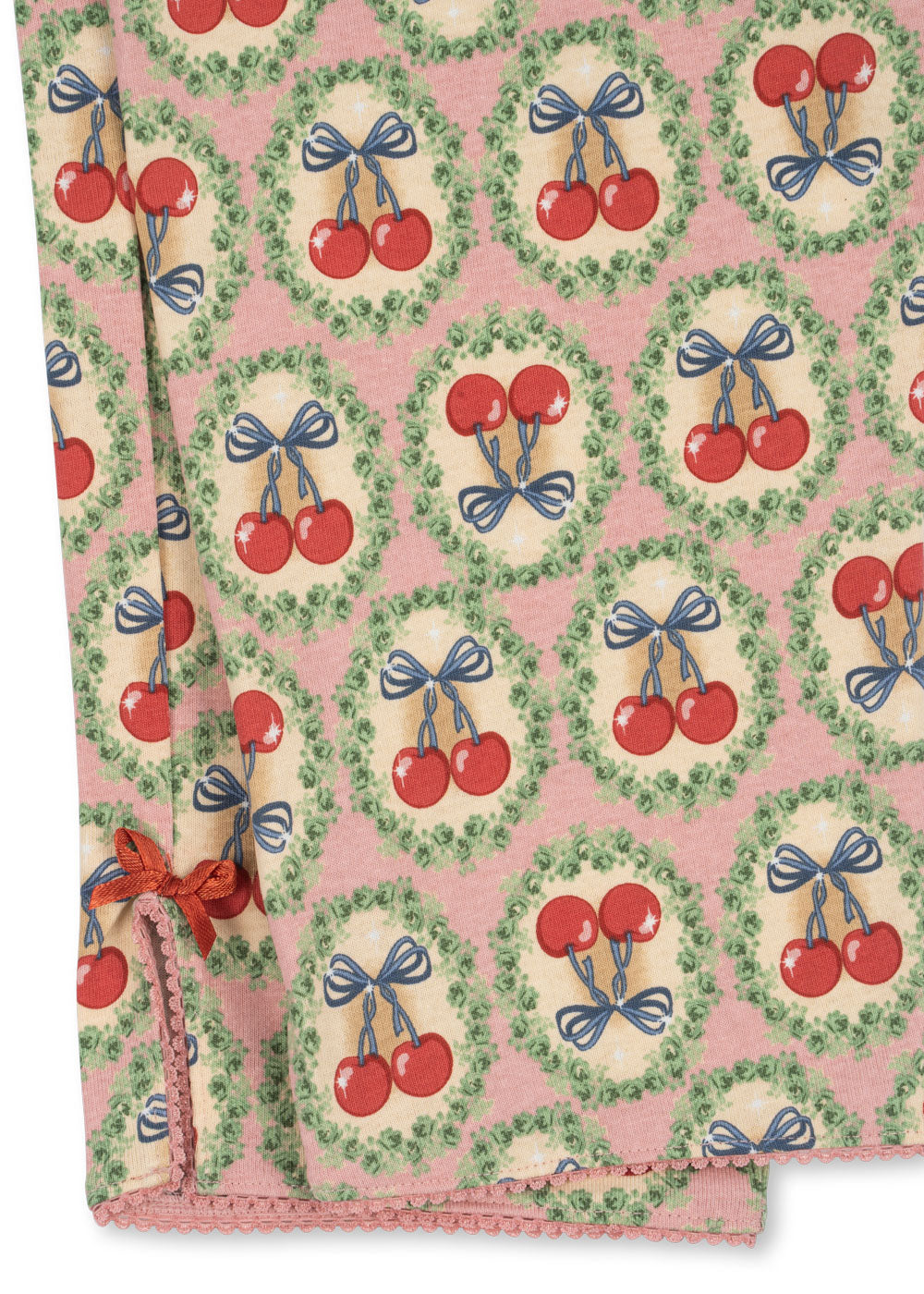 Konges Sløjd Drey Set in Cherry Bow, fabric detail