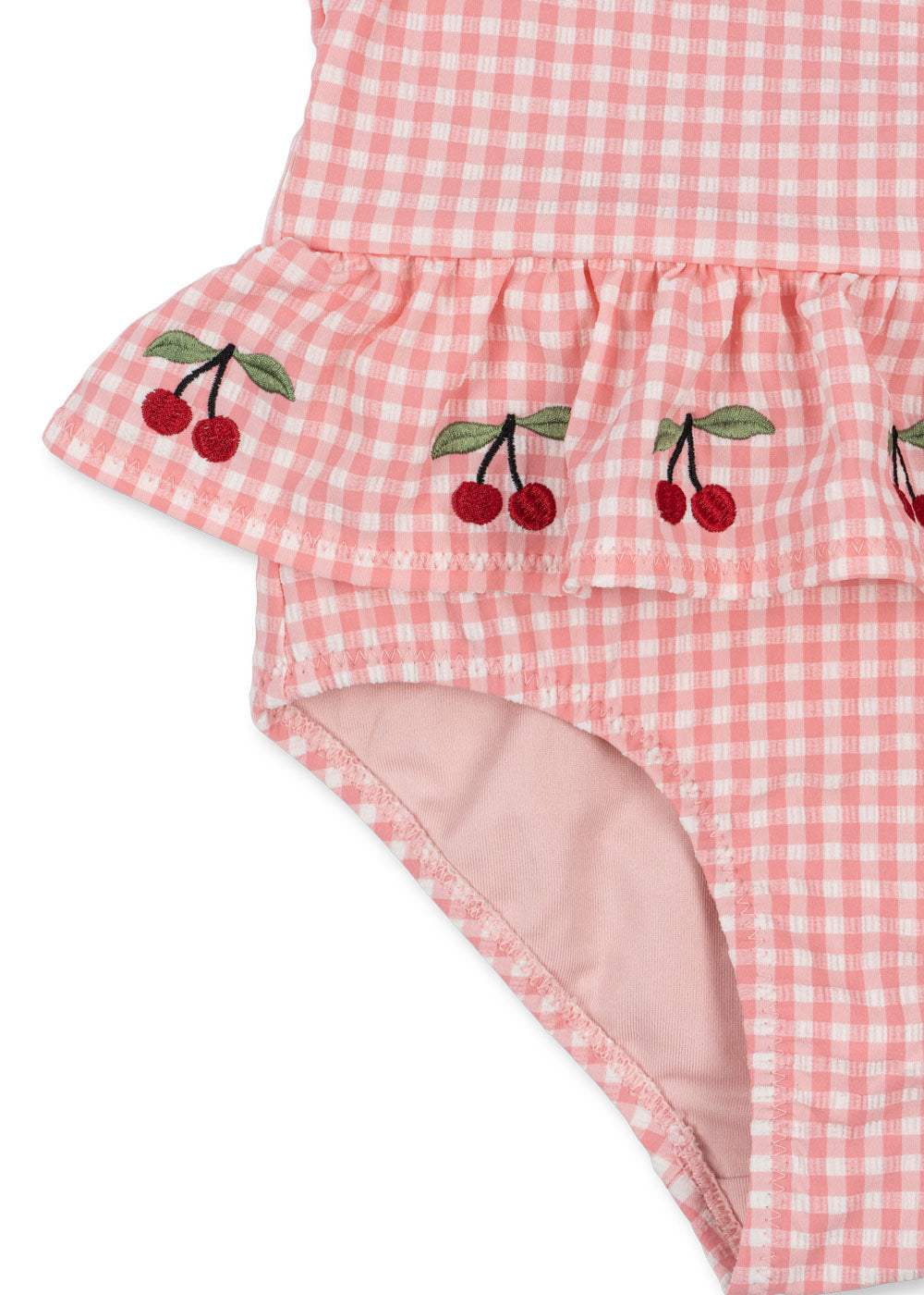 Konges Sløjd Soline swimsuit geranium pink detail
