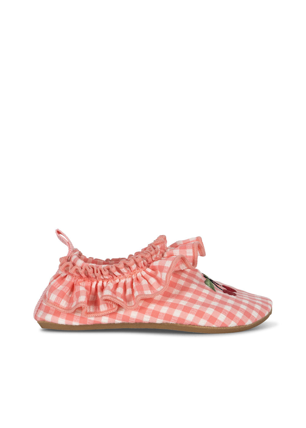Konges Sløjd Soline Swim Shoes | Geranium Pink Gingham