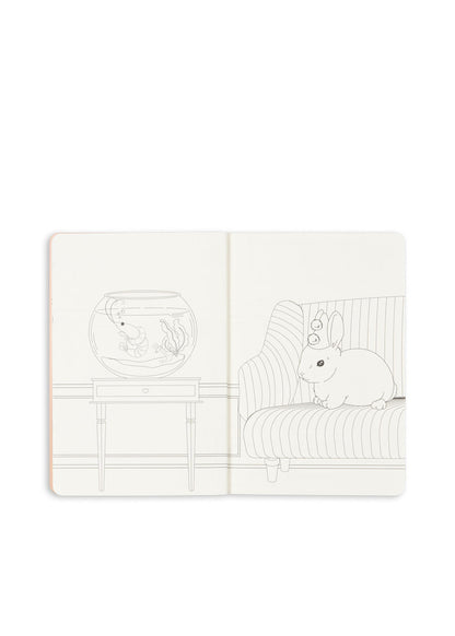 Konges Sløjd MINI PAINTING BOOKS FSC - animals