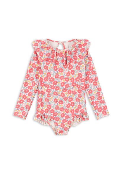 Konges Sløjd Manuca LS Swimsuit GRS - Rose Anglaise