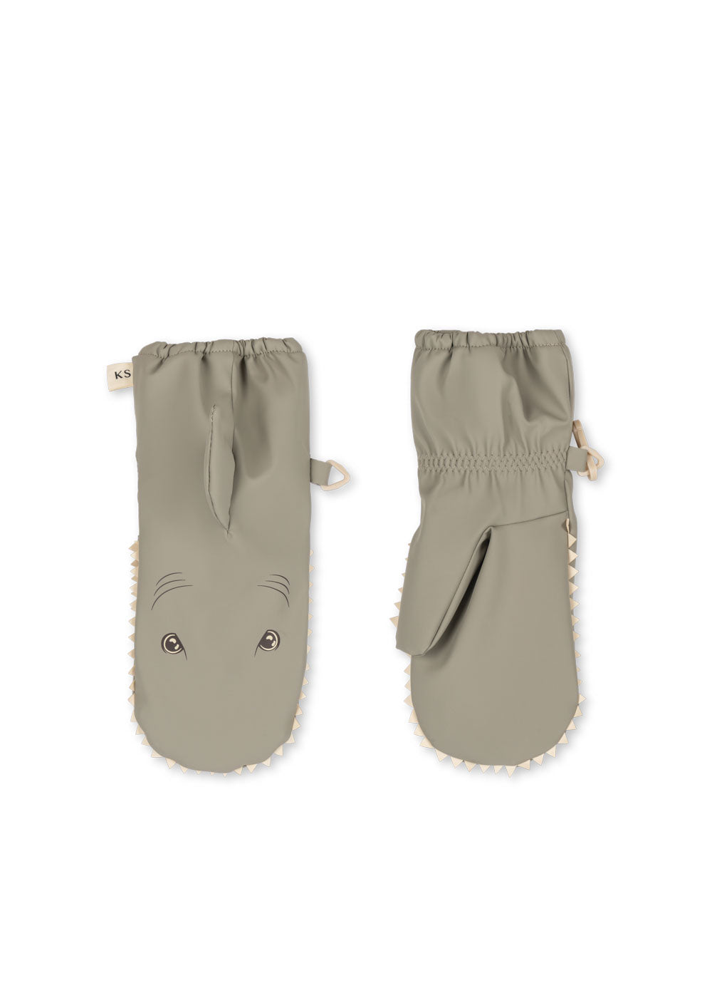 Konges Sløjd Plainy Shark Mittens – Laurel Oak