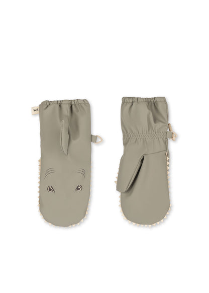 Konges Sløjd Plainy Shark Mittens – Laurel Oak
