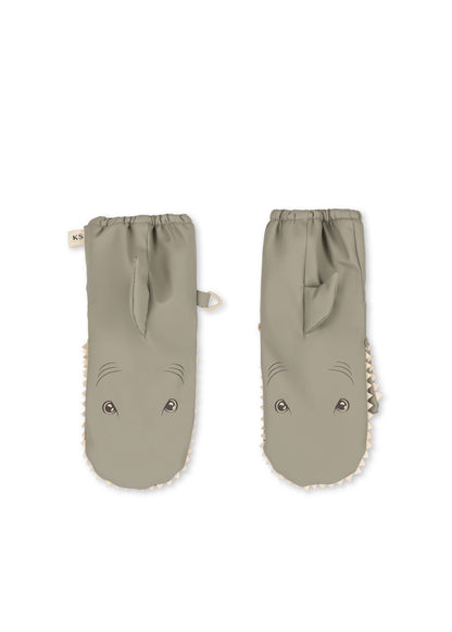 Konges Sløjd Plainy Shark Mittens – Laurel Oak