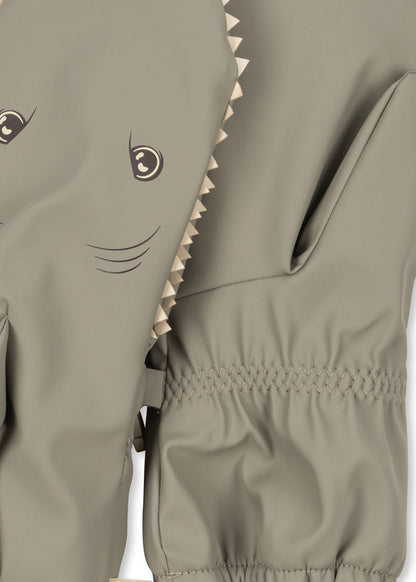 Konges Sløjd Plainy Shark Mittens – Laurel Oak