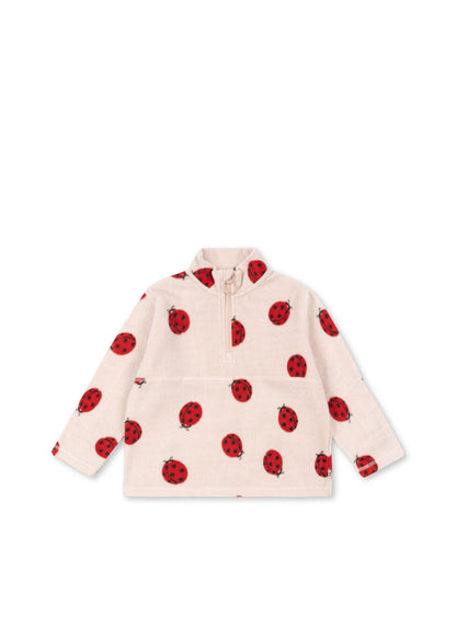 konges sløjd Tavi Fleece Sweatshirt  - ladybug