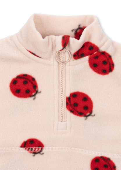 konges sløjd Tavi Fleece Sweatshirt  - ladybug