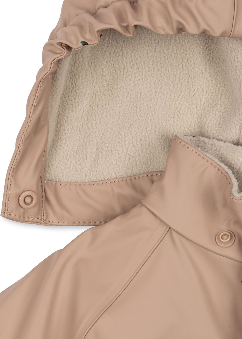 RAINY PALME SET FLEECE LINED - cherry