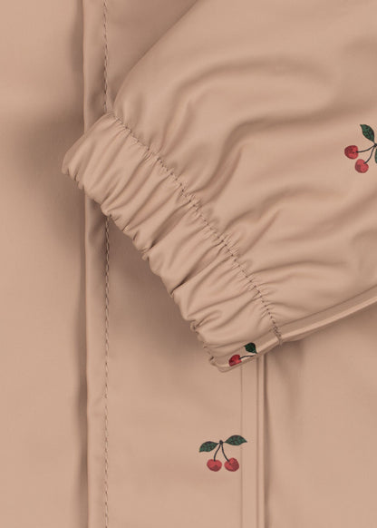RAINY PALME SET FLEECE LINED - cherry
