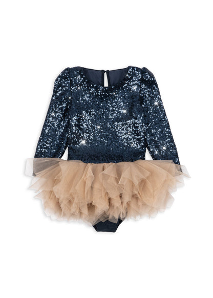Konges Sløjd Ballerina Glitter Dress – Dark Navy