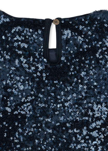 Konges Sløjd Ballerina Glitter Dress – Dark Navy