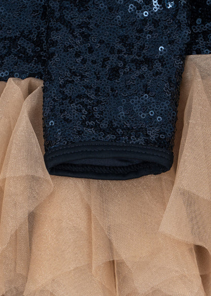 Konges Sløjd Ballerina Glitter Dress – Dark Navy