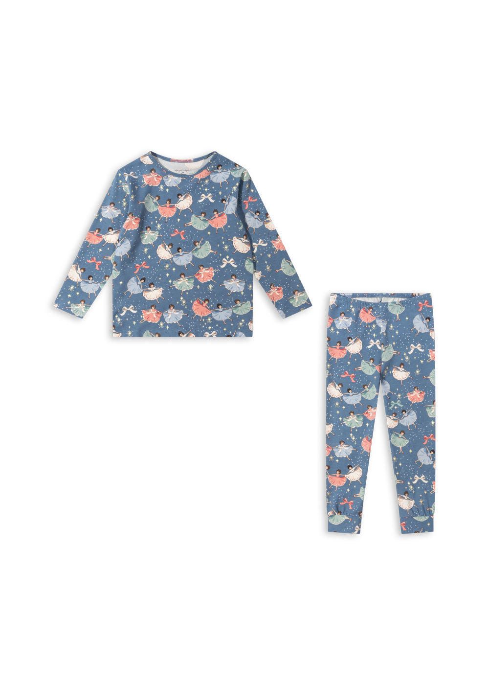Konges Sløjd Christmas Pajama Set – Snow Bow Ballerina