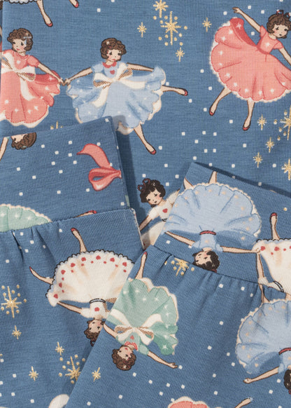 Konges Sløjd Christmas Pajama Set – Snow Bow Ballerina