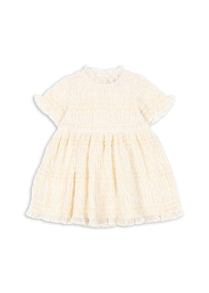 Konges Sløjd Joella Tulle Dress – White Smoke