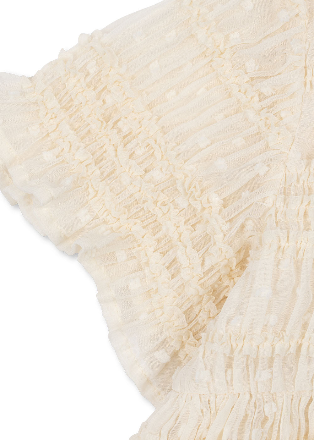 Konges Sløjd Joella Tulle Dress – White Smoke