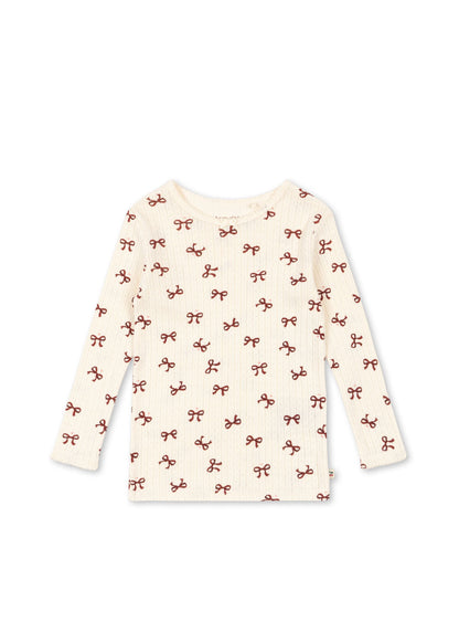 Konges Sløjd Minnie Blouse - Bow rouge