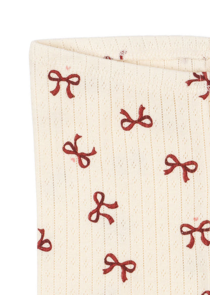 MINNIE LEGGINGS - bow rouge