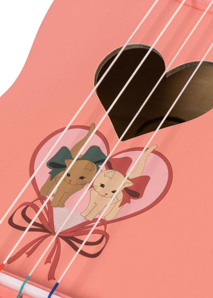 Konges Sløjd Wooden Ukulele Toy – Bow Kitty