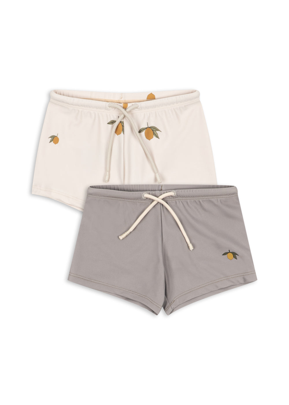 Konges Sløjd 2 Pack Aster Swim Shorts - Mon Grand Citron/Laurel Oak