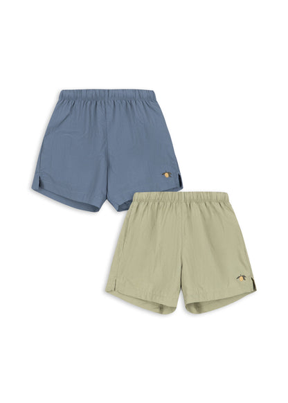 Konges Sløjd 2 Pack Pomio Swim Shorts - Tea/Flint Stone