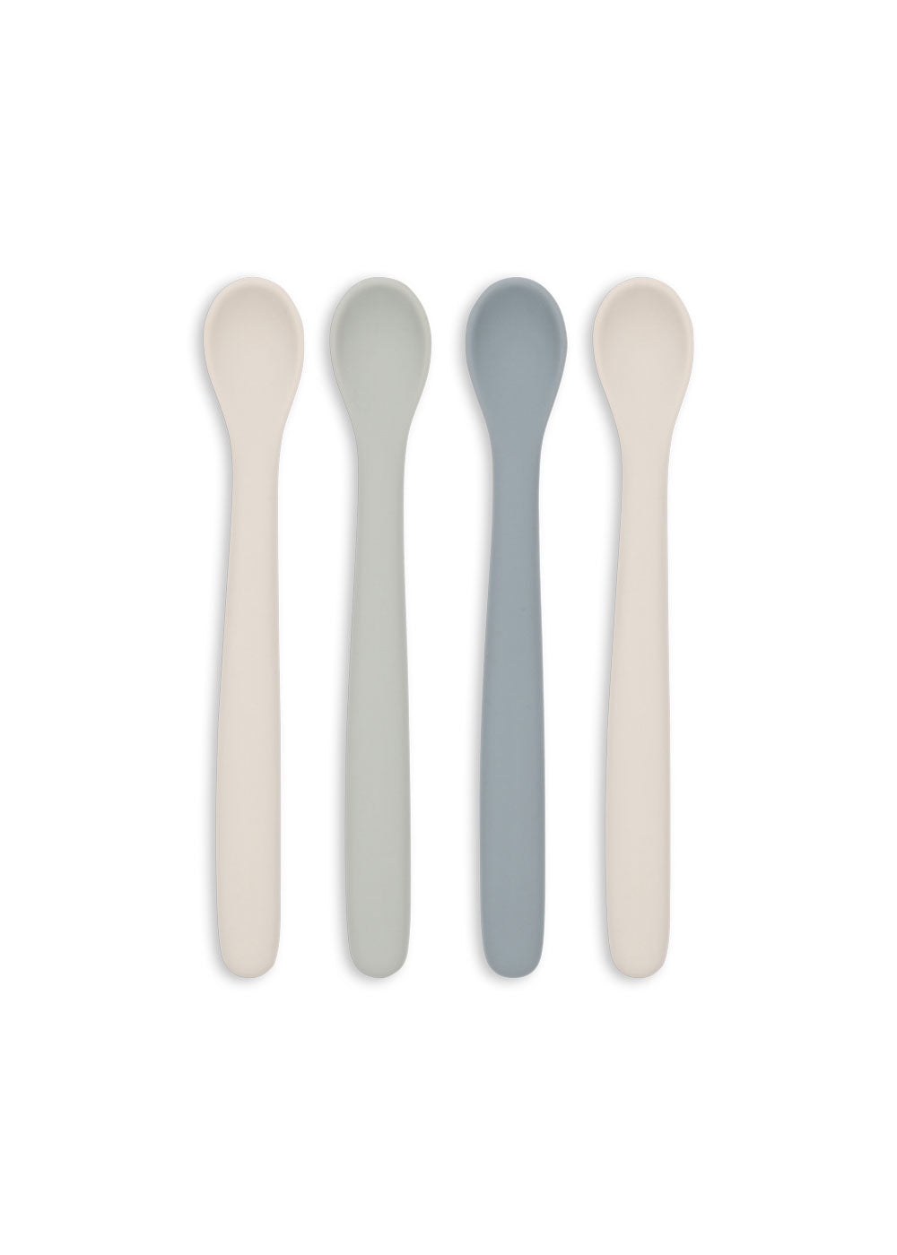 Konges Sløjd 4-Pack Silicone Feeding Spoons | Onyx