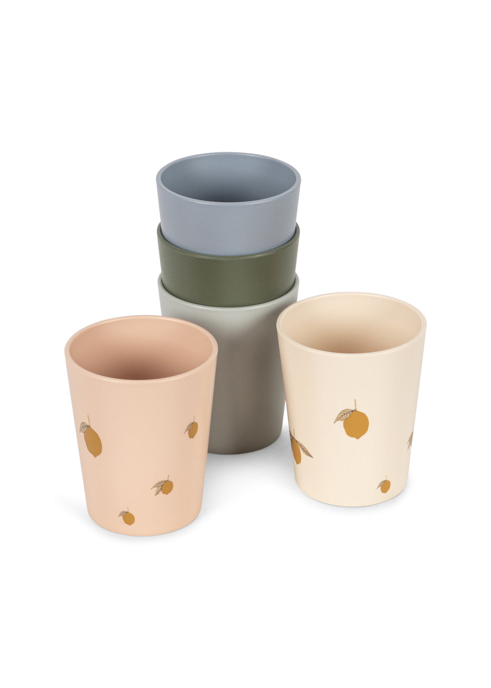 Konges Sløjd 5 Pack Kids Cups – Lemon Mix