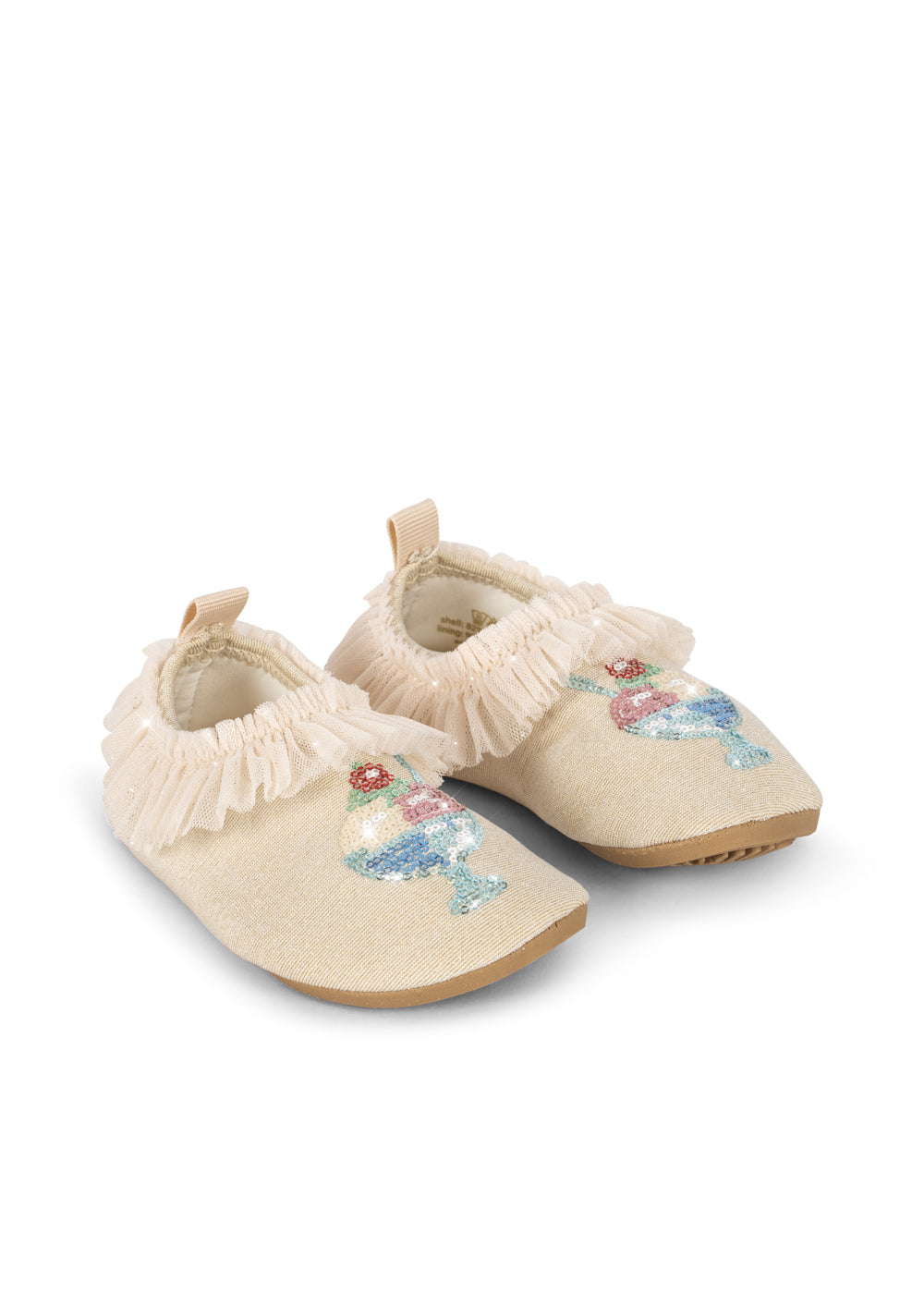 Konges Sløjd AMANDINE FRILL SWIM SHOES - rosewater