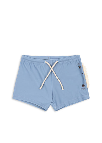 Konges Sløjd Aster Shark Swim Shorts - Ashley Blue
