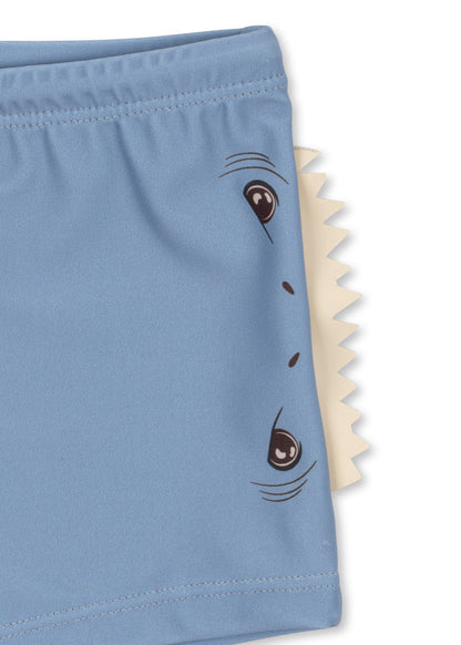 Konges Sløjd Aster Shark Swim Shorts - Ashley Blue