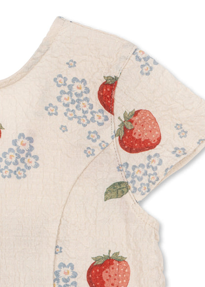 Konges Sløjd Ava Bow Dress GOTS - Marmelade Sun