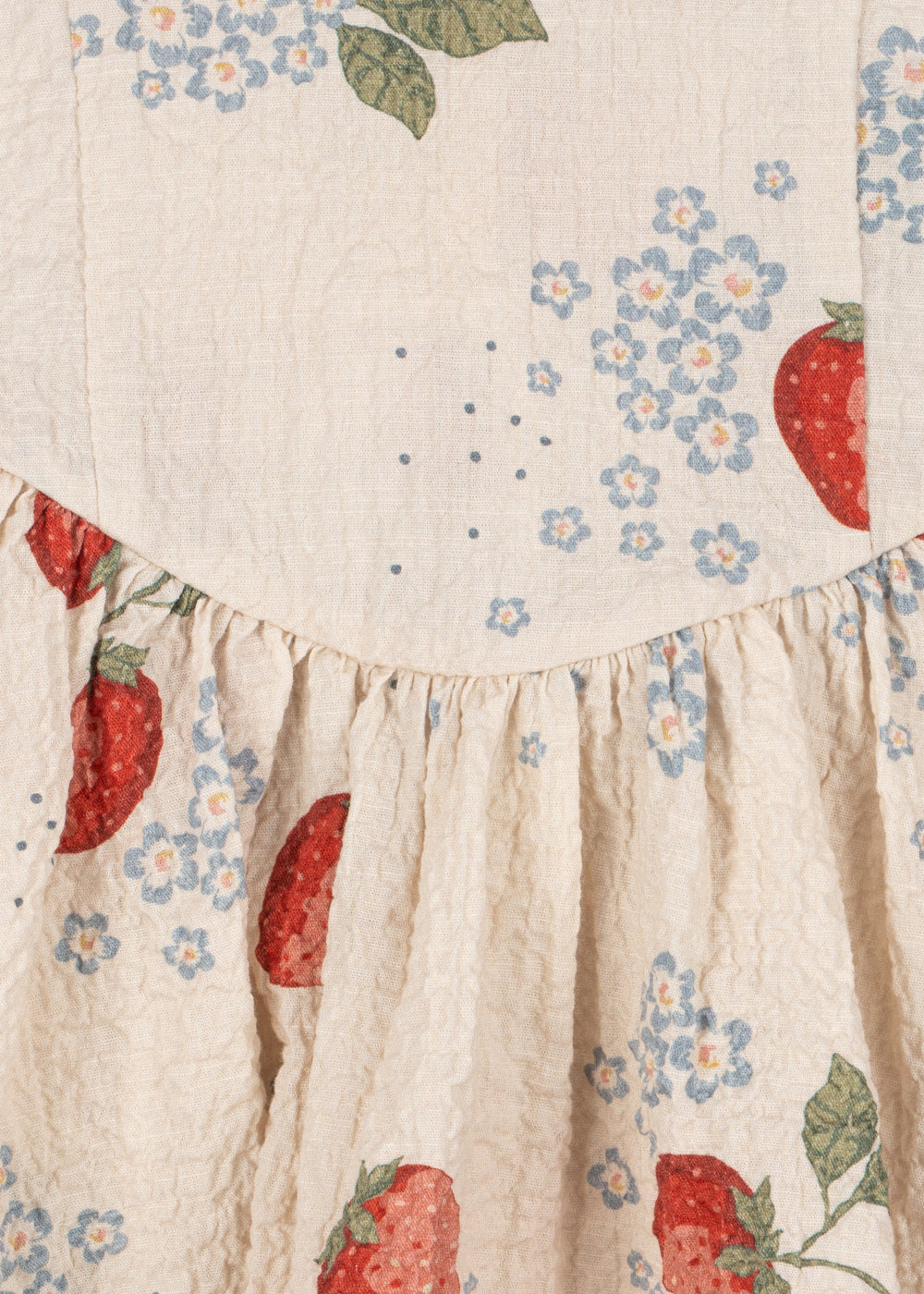 Konges Sløjd Ava Bow Dress GOTS - Marmelade Sun