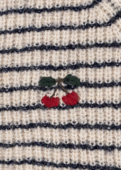 Konges Sløjd Barli Cardigan - Navy Stripe — official Konges Sløjd image 6