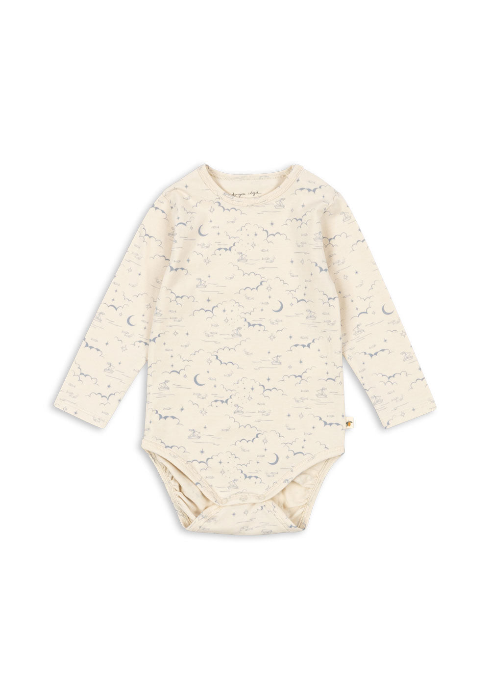 Konges Sløjd Basic Long Sleeve Bodysuit – Cielo Marino