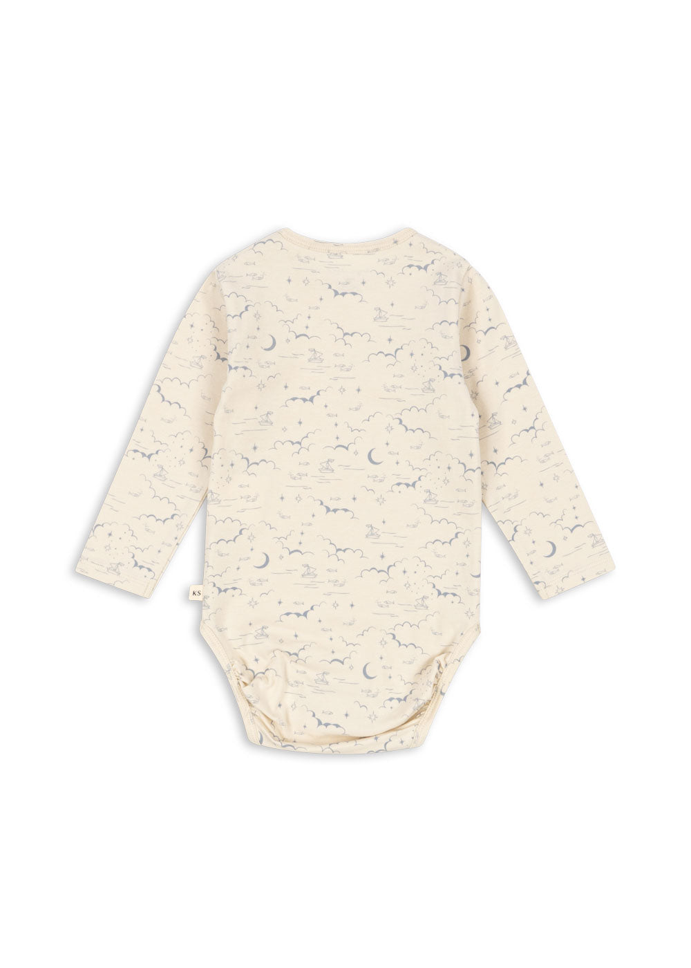 Konges Sløjd Basic Long Sleeve Bodysuit – Cielo Marino