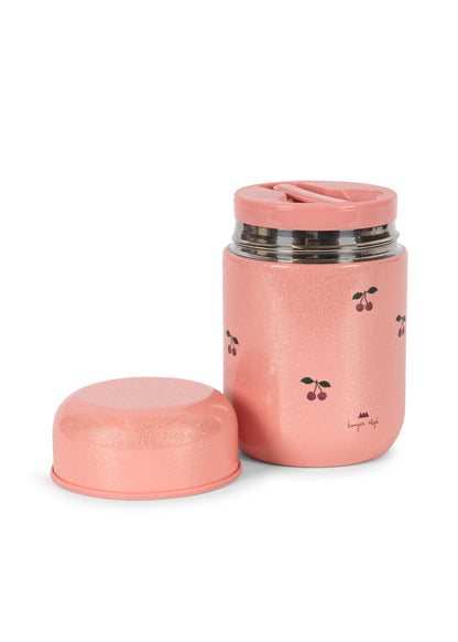 Konges Sløjd Glitter Thermo Food Jar – Cherry Glitter