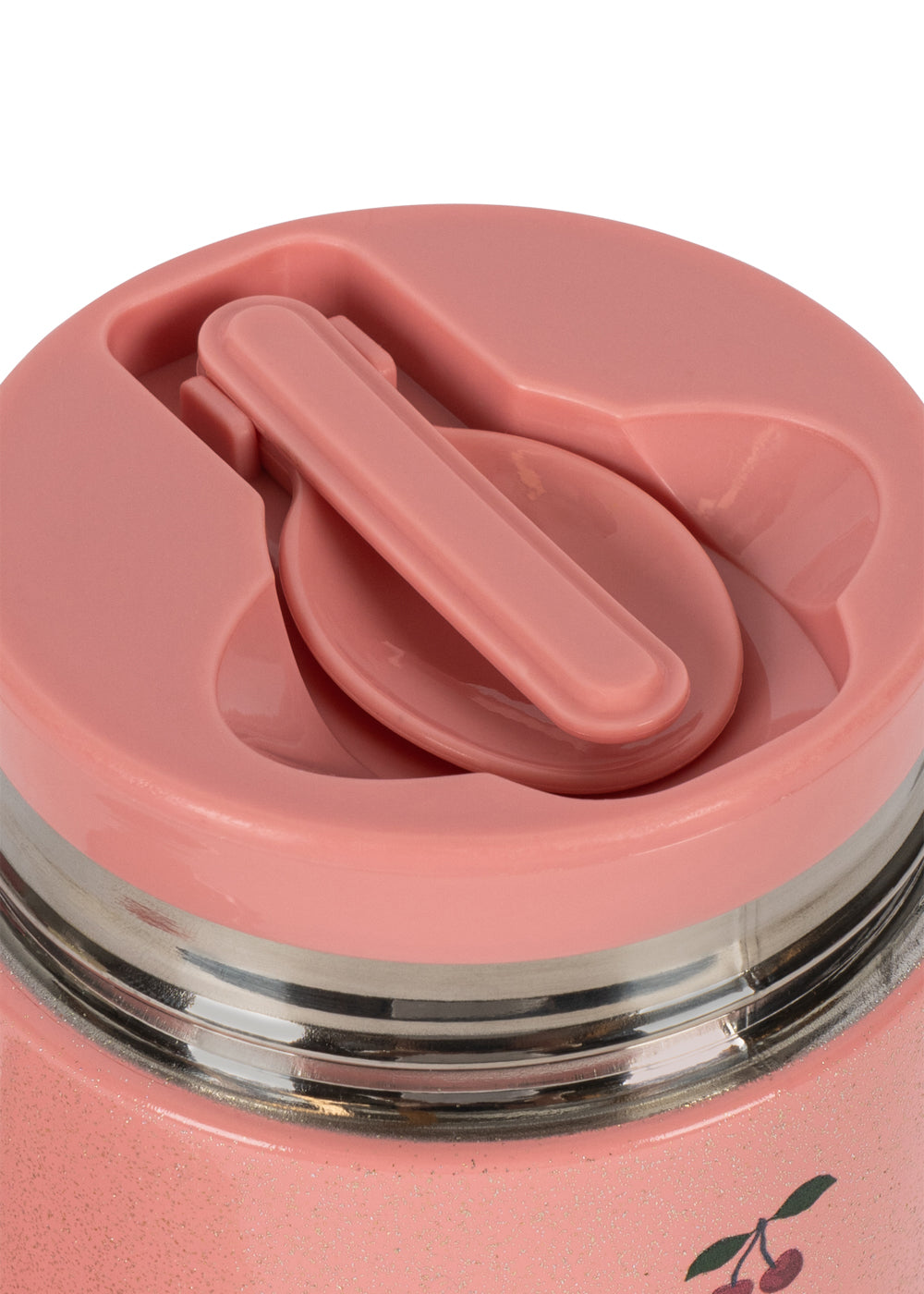 Konges Sløjd Glitter Thermo Food Jar – Cherry Glitter