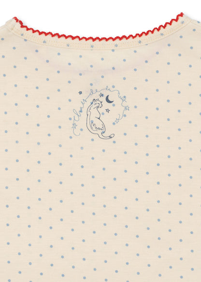 Konges Sløjd Mimmi Blouse - Blue Kitty Dot