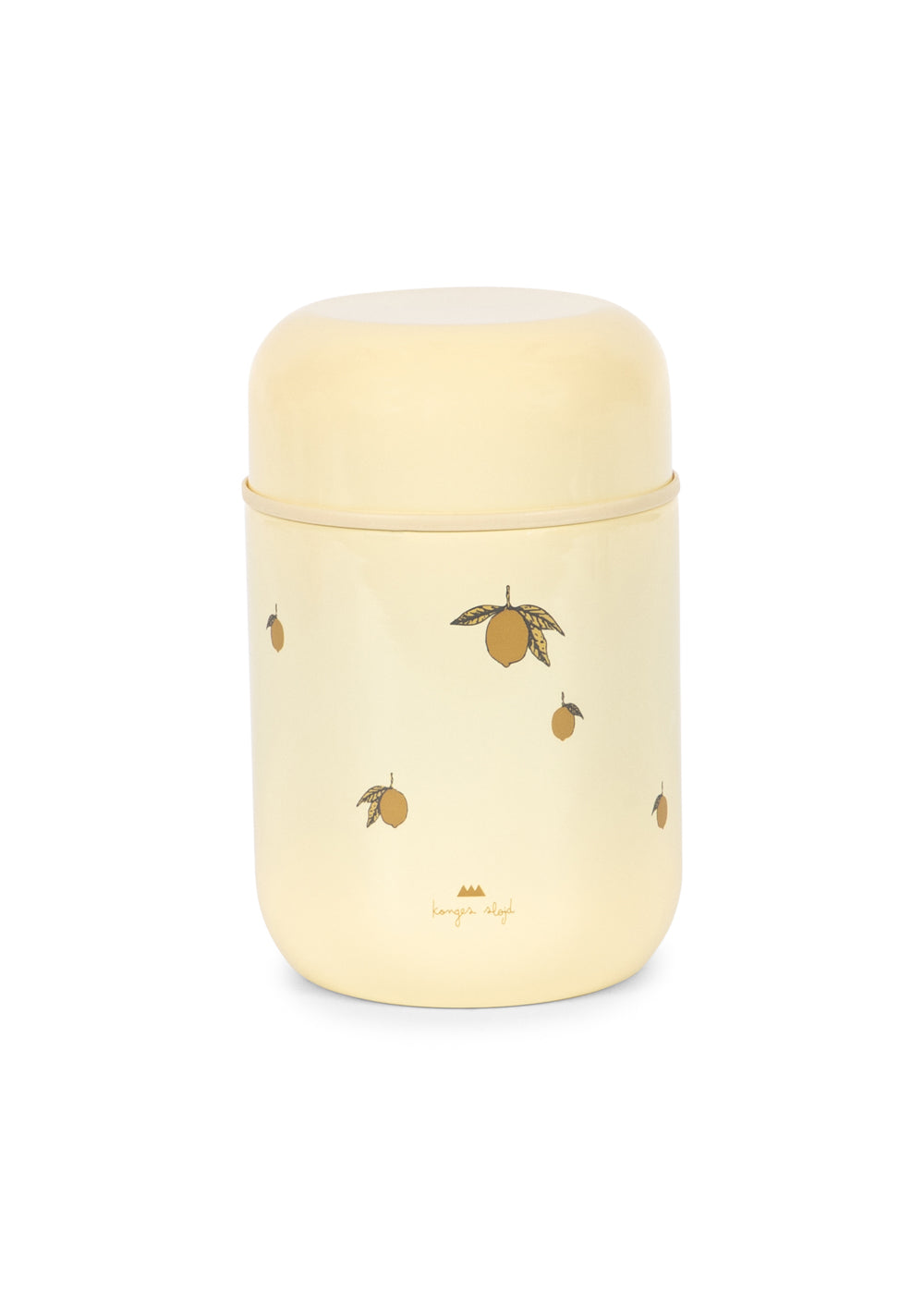 Konges Sløjd Thermo Food Jar - Lemon | Stainless Steel Kids Food Container