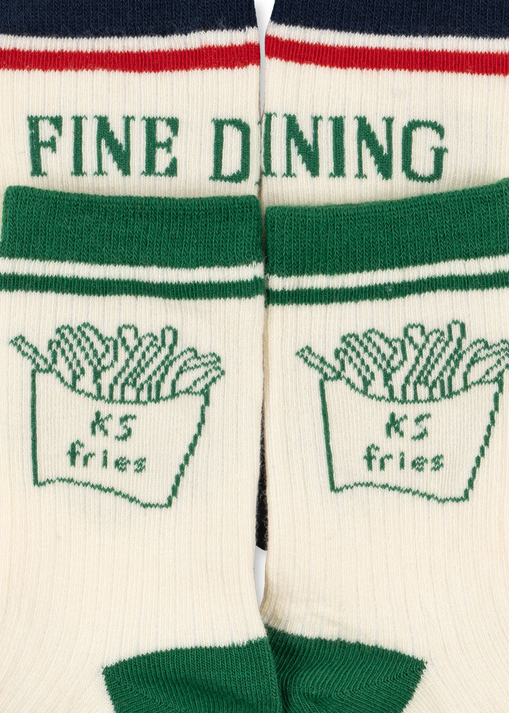 Konges Sløjd 2 Pack Rib Socks – Fine Dining Kids Socks