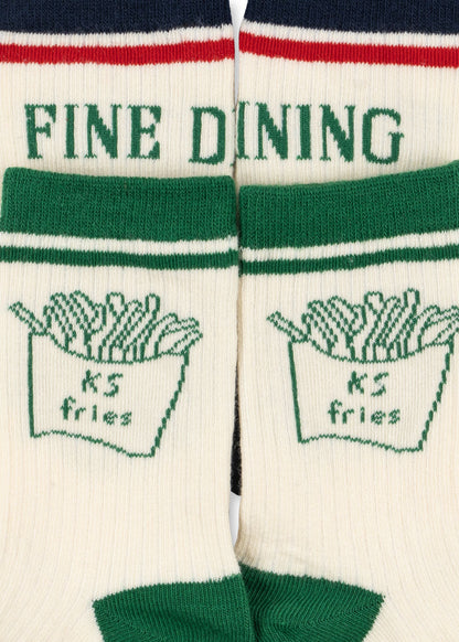 Konges Sløjd 2 Pack Rib Socks – Fine Dining Kids Socks