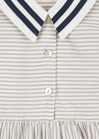 Konges Sløjd ALLIE SAILOR DRESS - bleu stripe
