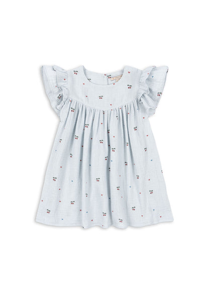 Konges Sløjd COCO DRESS - cherry blue coeur