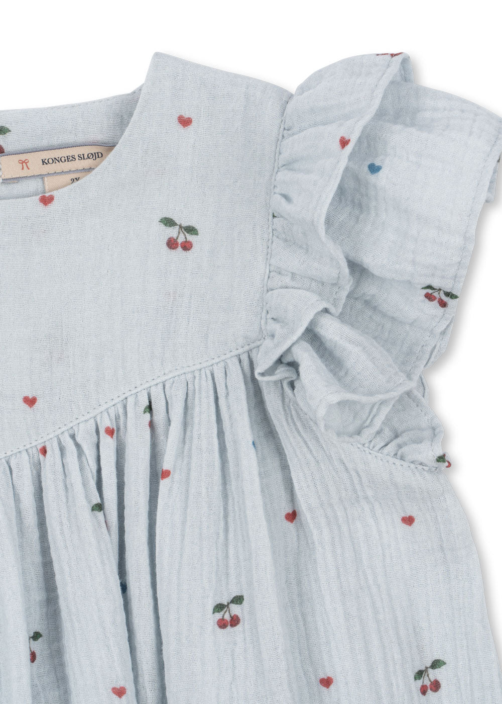 Konges Sløjd COCO DRESS - cherry blue coeur