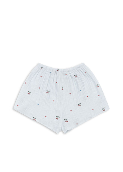 Konges Sløjd COCO MINI SHORTS - cherry blue coeur