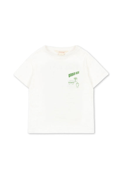 Konges Sløjd ERA TEE - off white/fine dining