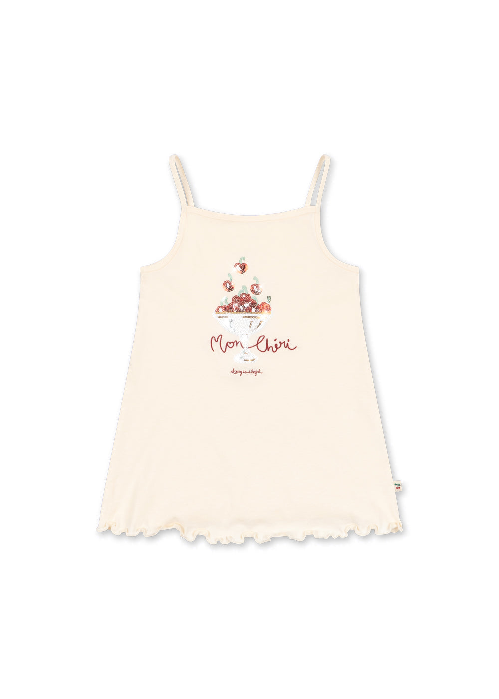 Konges Sløjd FAMO STRAP DRESS - ecru