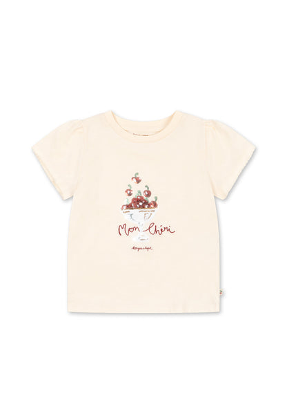 Konges Sløjd FAMO PUFF TEE - ecru