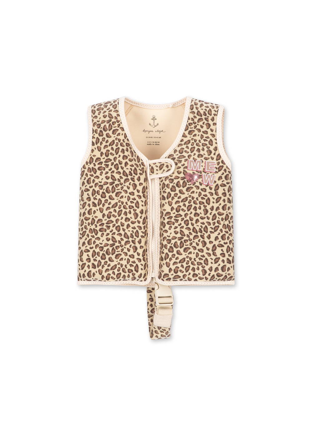 Konges Sløjd  KITTY SWIM VEST - leo